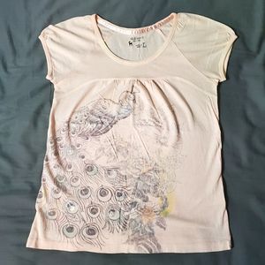 Old Navy Peacock Graphic T-Shirt